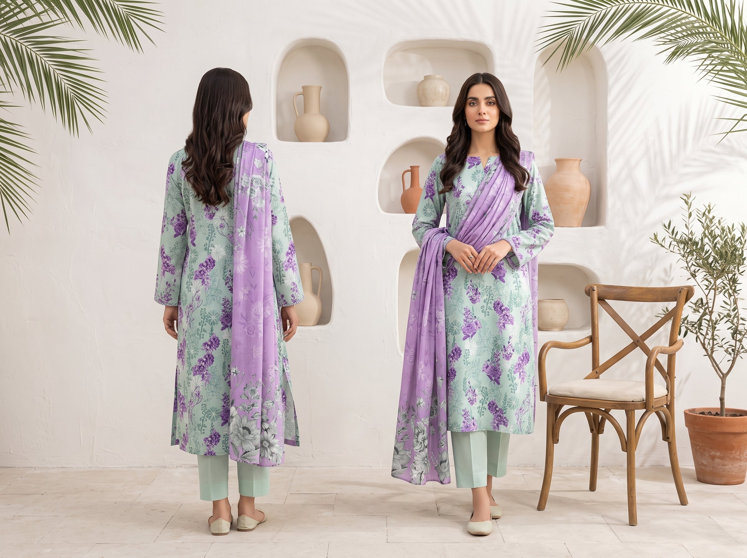 Unstitch Lawn 3 Piece 013