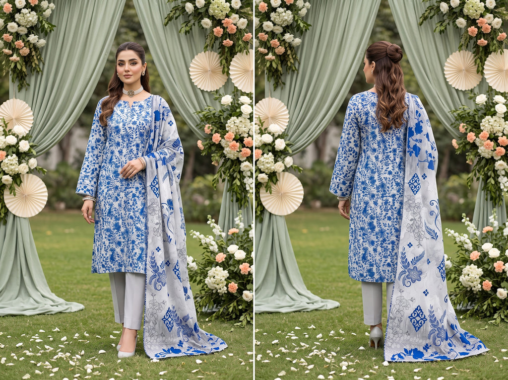 Unstitch Lawn 3 Piece 03