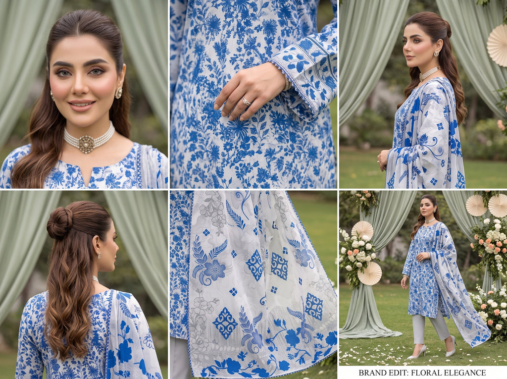 Unstitch Lawn 3 Piece 03