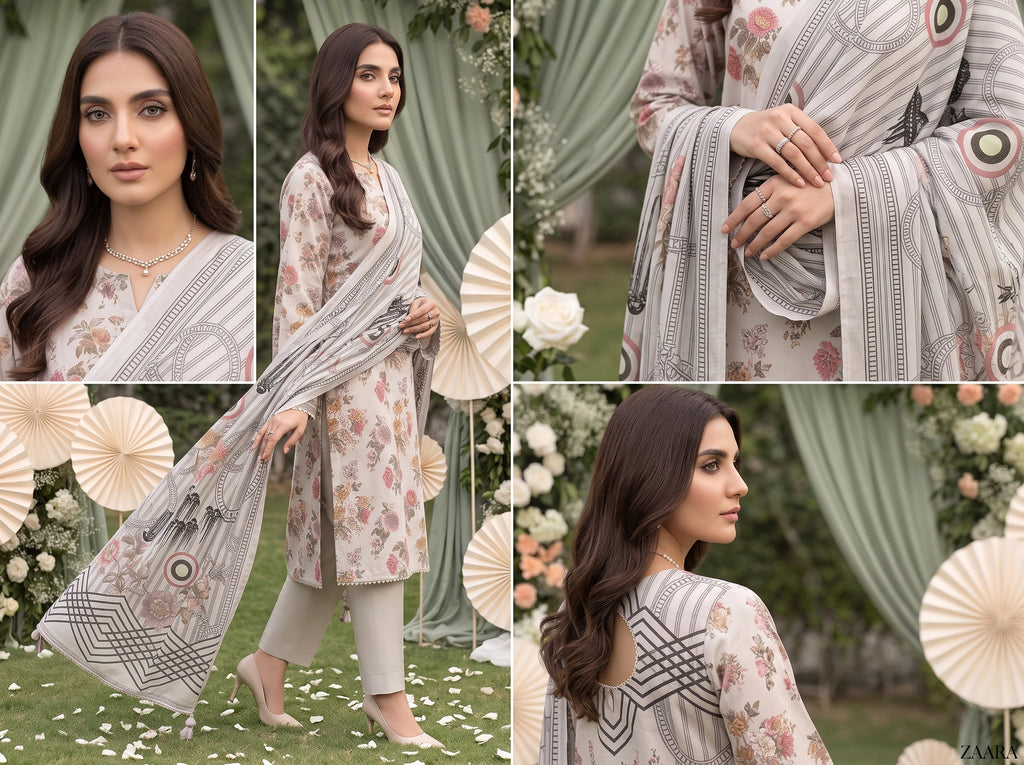 Unstitch Lawn 3 Piece 05