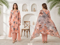 Unstitch Lawn 3 Piece 017