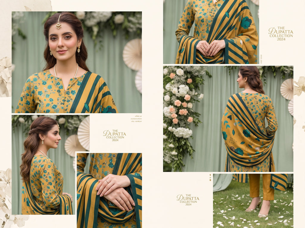 Unstitch Lawn 3 Piece 07