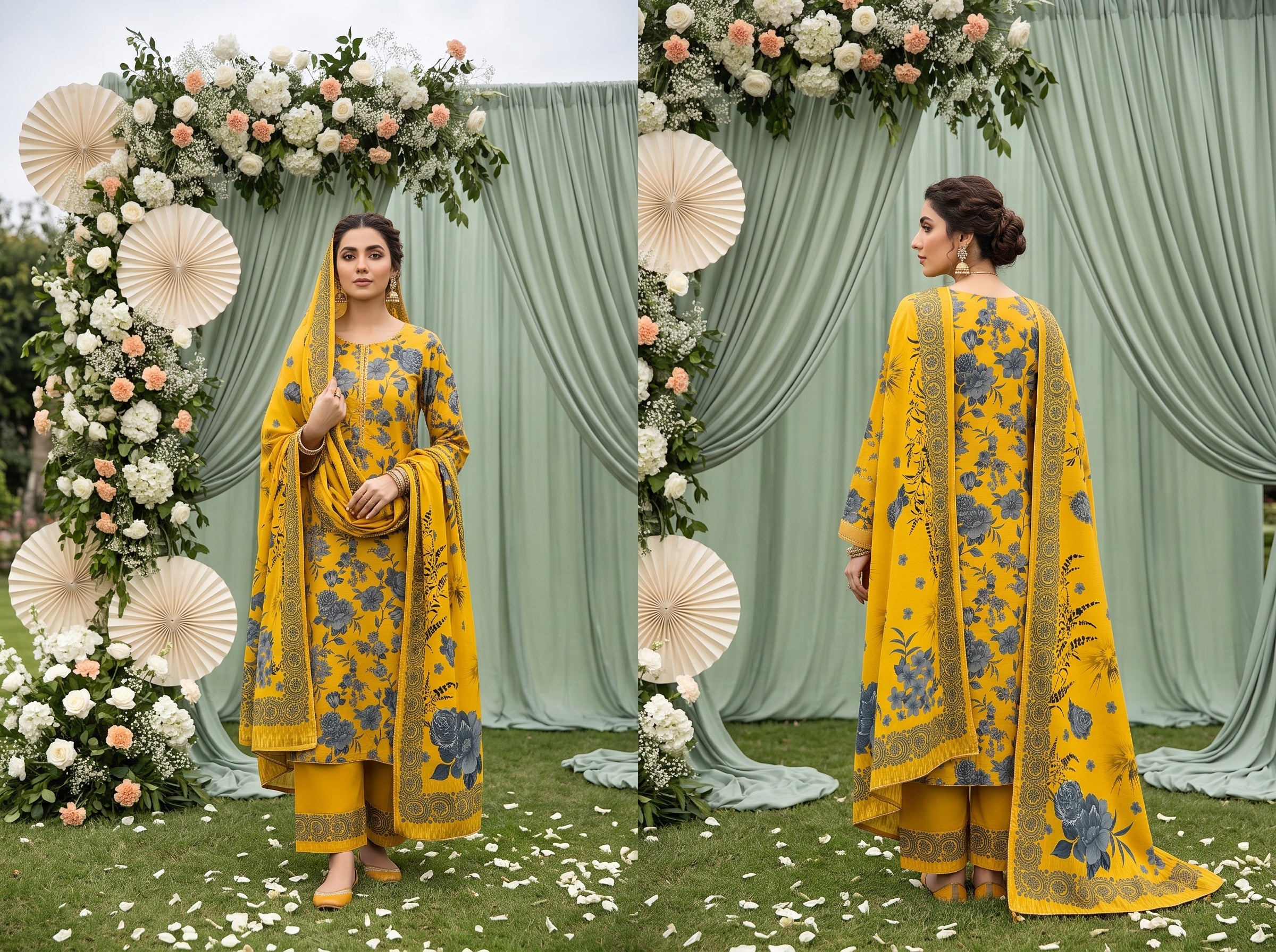 Unstitch Lawn 3 Piece 08