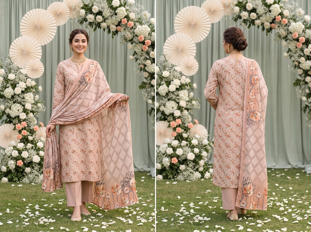 Unstitch Lawn 3 Piece 09
