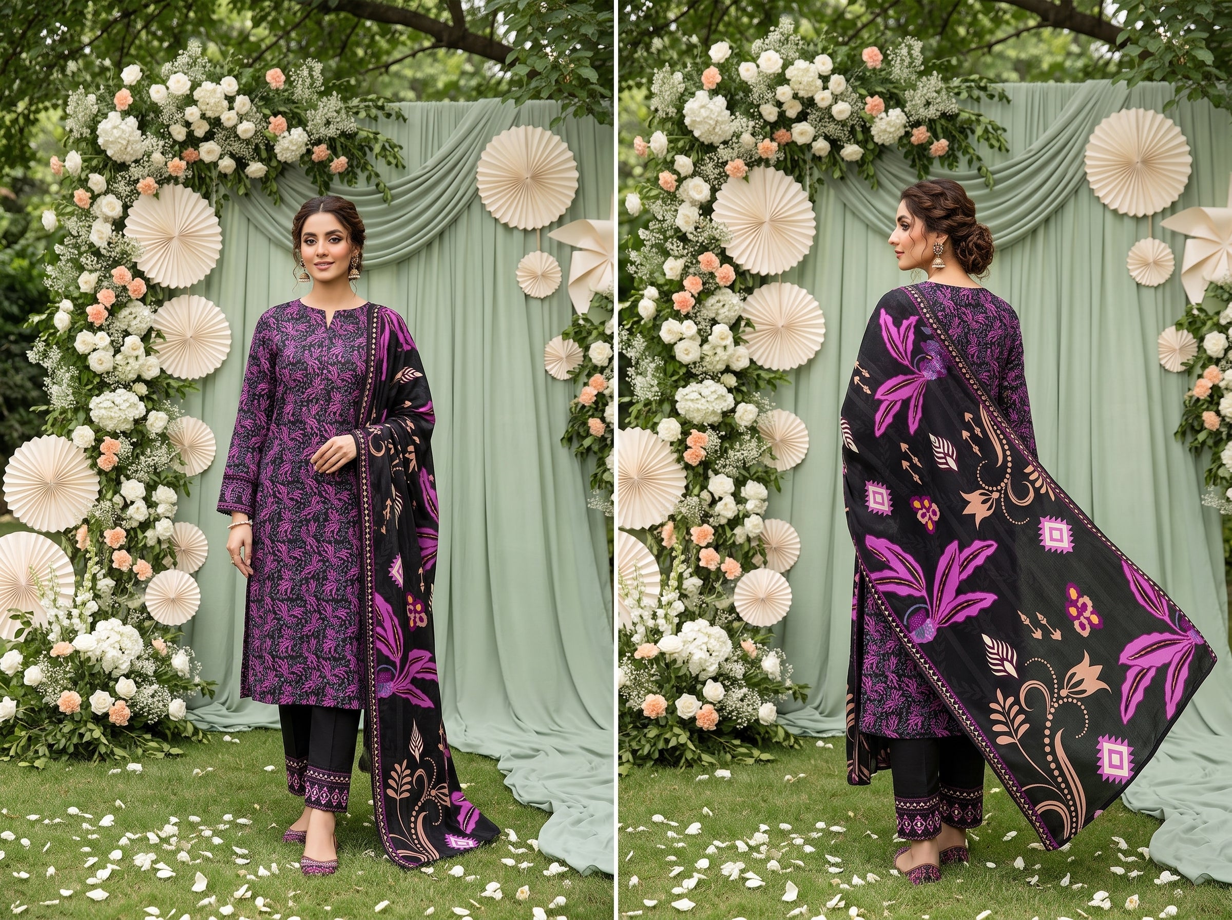 Unstitch Lawn 3 Piece 010